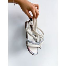 Rasteirinha Cecilia OFF WHITE - 0004960002 - Morena Brasil Shoes