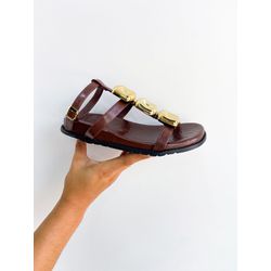 Papete Kayla MARROM - 0006070010 - Morena Brasil Shoes