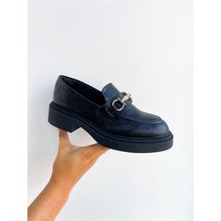 Mocassim Scarlett PRETO - 0006020001 - Morena Brasil Shoes