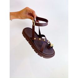 Papete Rebeca MARROM - 0006820010 - Morena Brasil Shoes