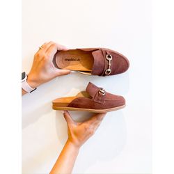 Mule Alice MARROM - 0006930010 - Morena Brasil Shoes