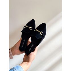 Mule Agata PRETO - 0007000001 - Morena Brasil Shoes