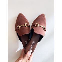 Mule Agata MARROM - 0007000010 - Morena Brasil Shoes