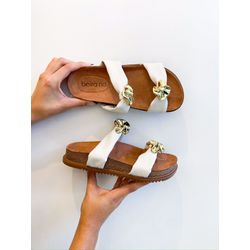 Flat Barbara OFF WHITE - 0007020002 - Morena Brasil Shoes