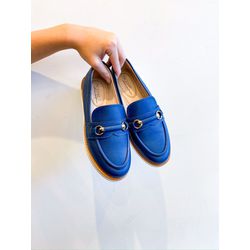 Mocassim Marina AZUL MARINHO - 0007340003 - Morena Brasil Shoes
