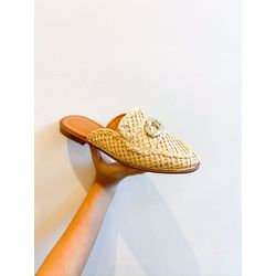 Mule Cleo BEGE - 0007400008 - Morena Brasil Shoes