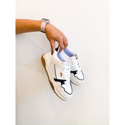 Tenis Jhesy OFF,PRETO - 0007270055 - Morena Brasil Shoes