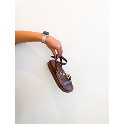 Papete Maite MARROM - 0007800010 - Morena Brasil Shoes