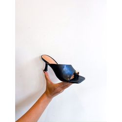 Tamanco Athena PRETO - 0007750001 - Morena Brasil Shoes