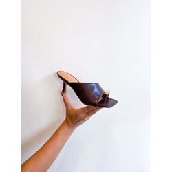 Tamanco Athena MARROM - 0007750010 - Morena Brasil Shoes