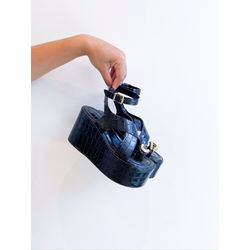 Sandalia Nicole PRETO VERNIZ - 0007890046 - Morena Brasil Shoes