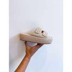 Flat Eloa OFF WHITE - 0007860002 - Morena Brasil Shoes
