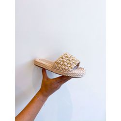 Flat Gabriela OFF WHITE - 0007830002 - Morena Brasil Shoes