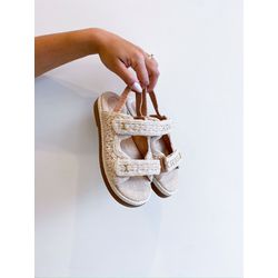 Papete Yasmin OFF WHITE - 0007840002 - Morena Brasil Shoes