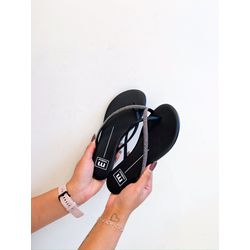 Rasteirinha Mika PRETO - 0008070001 - Morena Brasil Shoes