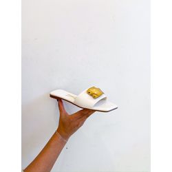 Rasteirinha Milene OFF WHITE - 0008140002 - Morena Brasil Shoes