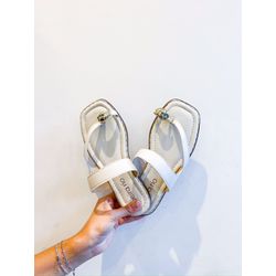Rasteirinha Nara OFF WHITE - 0007420002 - Morena Brasil Shoes