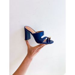 Tamanco Valeria AZUL MARINHO - 0008260003 - Morena Brasil Shoes