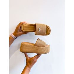 Tamanco Perola CARAMELO - 0008230011 - Morena Brasil Shoes