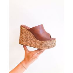 Tamanco Luara MARROM - 0008460010 - Morena Brasil Shoes
