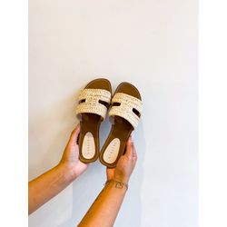 Rasteirinha Penelope OFF WHITE - 0008430002 - Morena Brasil Shoes