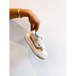 Tênis Bel BRANCO,BEGE - 0008900051 - Morena Brasil Shoes