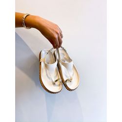 Papete Alicia OFF WHITE - 0008560002 - Morena Brasil Shoes