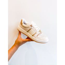 Tenis Kiara CREME,BEGE - 0008990075 - Morena Brasil Shoes
