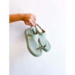 Papete Vasti VERDE MENTA - 0009040037 - Morena Brasil Shoes