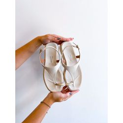 Papete Vasti OFF WHITE - 0009040002 - Morena Brasil Shoes