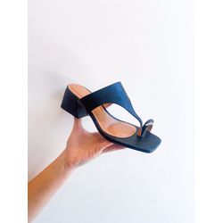 Tamanco Safira PRETO - 0008940001 - Morena Brasil Shoes