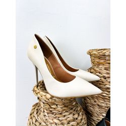 Scarpin Aretha OFF WHITE - 0005710002 - Morena Brasil Shoes