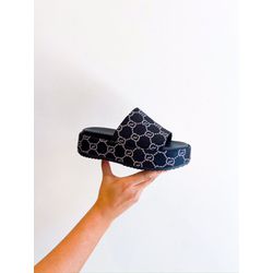 Flat Ariele PRETO,CINZA - 0007910091 - Morena Brasil Shoes