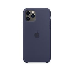 CASE CAPINHA IPHONE 11 PRO MAX SILICONE AZUL MEIA ... - MCELL IMPORT