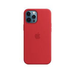 CASE CAPINHA IPHONE 12 PRO MAX SILICONE VERMELHA -... - MCELL IMPORT
