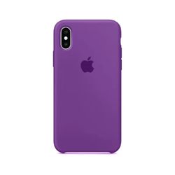 CASE CAPINHA IPHONE X SILICONE ROXA - ipx-rx - MCELL IMPORT