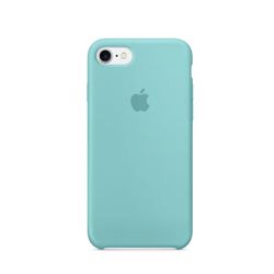 CASE CAPINHA IPHONE 7/8 SILICONE VERDE ÁGUA - IP78... - MCELL IMPORT