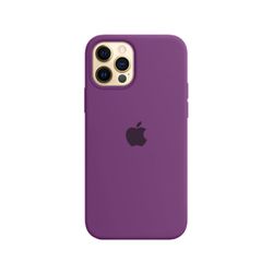CASE CAPINHA IPHONE 12 PRO MAX SILICONE ROXA - IP1... - MCELL IMPORT