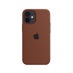 CASE CAPINHA IPHONE 12 SILICONE CHOCOLATE - IP12CH - MCELL IMPORT