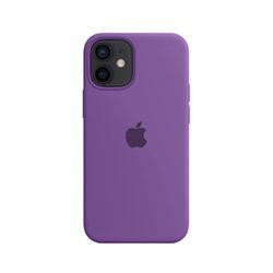 CASE CAPINHA IPHONE 12 SILICONE ROXA - IP12RX - MCELL IMPORT