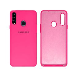 CASE CAPINHA SAMSUNG A20S SILICONE PINK - ca20spi - MCELL IMPORT