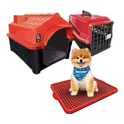 Kit Casa para Cachorros Plástica RinoPet N2 - KITC... - MecPet