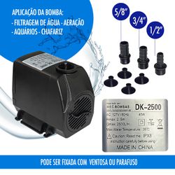 Bombinha Bomba Fonte Aquário Eletrobomba Submersív... - MecPet