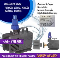 Bomba Fonte Aquário Eletrobomba Submersível 4800l/... - MecPet