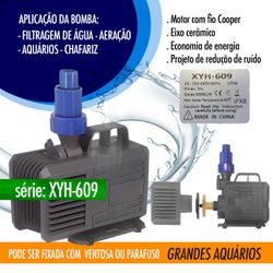 Bomba Aquário Fonte Eletrobomba Submersível 6000l/... - MecPet