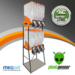 Dispenser PlastPenser 6 Módulos 35L - DISPENSER6MO... - MecPet