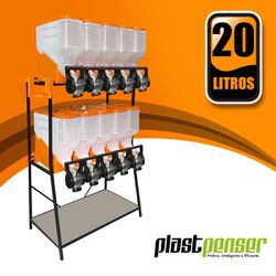 Dispenser PlastPenser 10 Módulos 20L - DISPENSER10... - MecPet