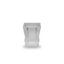 SOBRETAMPA CROWN QUADRADA B.15 GLASS TRANSP - MEGA ESSENCIAS