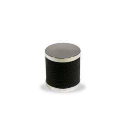 SOBRETAMPA GB COURO PRATA/PRETO FEA MTZ-2009 - MEGA ESSENCIAS