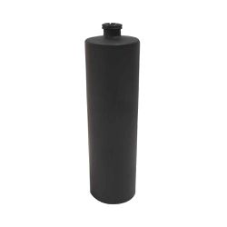 VIDRO CILINDRICO 100ML REC 15 PRETO FOSCO - MEGA ESSENCIAS